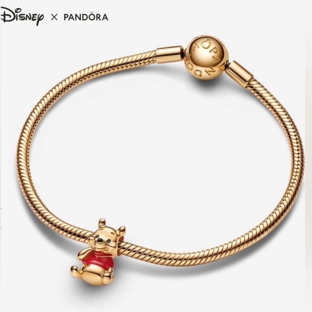 NWOT Pandora x Disney Winnie the Pooh Bear Charm - Picture 4 of 14